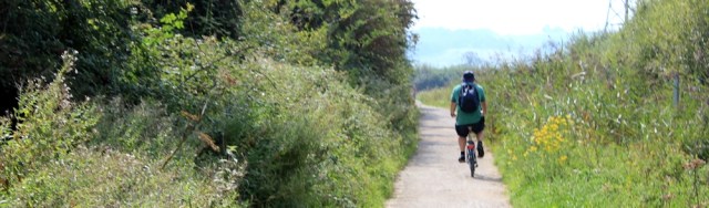 b02 Portbury Wharf Wildlife Trust, Ruth walking the coast, Somerset