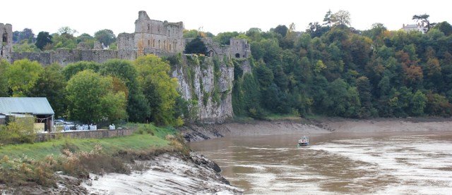b12 Chepstow Castle, Ruth on the Old Wye Bridge