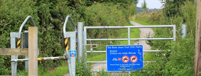 b17 Bike route 41, to Ruth walking to Bristol