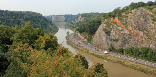 c11 view from Clifton Suspension Bridge, Ruth Livingstone in Bristol