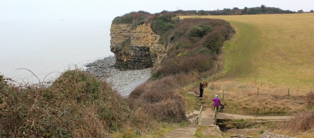 15 Wales Coast Path near Font-y-gary, Ruth's coastal walk