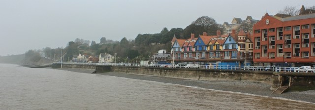 b04 Penarth sea front, Ruth on the Wales Coast Path