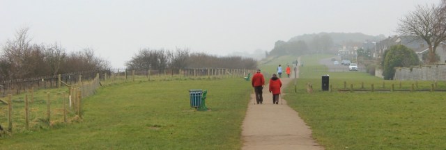 b05 Walking along Penarth path, Ruth Livingstone
