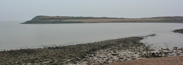 b14 Sully Island, Ruth on the Wales Coast Path