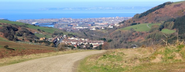 01 view over Port Talbot, Ruth's coastal walk