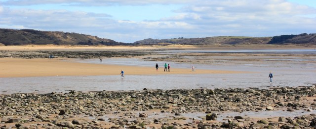  looking back to Merthyr Mawr Warren, Ruth in Wales