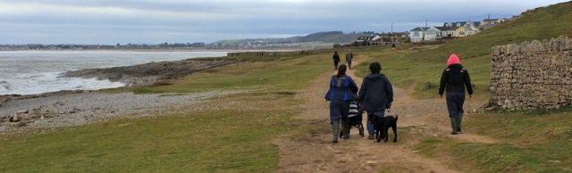 approaching Ogmore-by-Sea, Wales