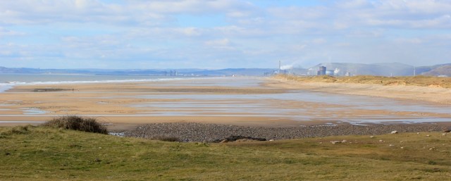 a08 Kenrig Sands and Port Talbot, Ruth's coastal walk through Wales