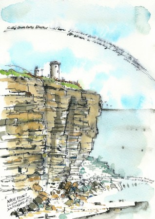 Nash Point lighthouse, Ruth Livingstone