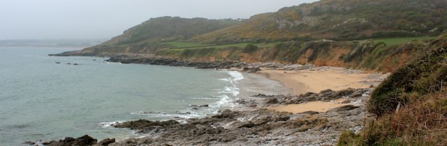  The Sands, Ruth walking towards Port Eynon, Wales Coast Path, Gower