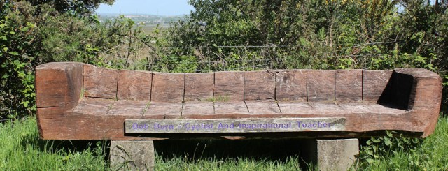 Bob Burns bench, Wales Coast Path, Ruth Livingstone