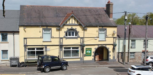 Closed Ship and Castle  pub in Loughor, Ruth hiking in Wales