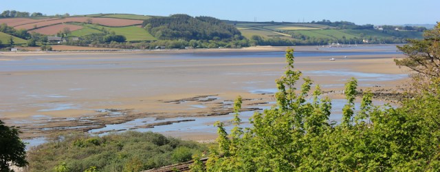 a15 over River Towy, Ruth walking into Ferryside