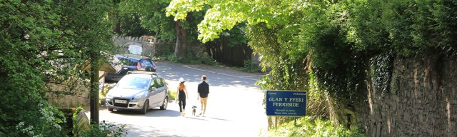 a16 hill into Ferryside, Ruth Livingstone in Wales