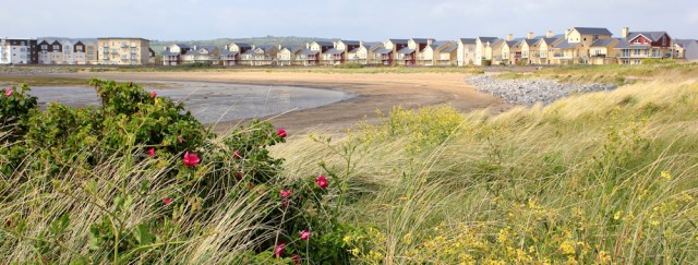 b10 new development Machynys, Ruth walking the coast, Llanelli