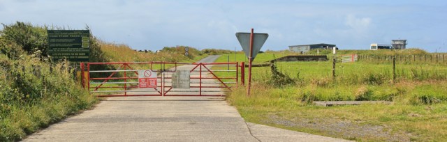 13 main road through Artillery Range, Ruth walking in Pembrokeshire, Castlemartin