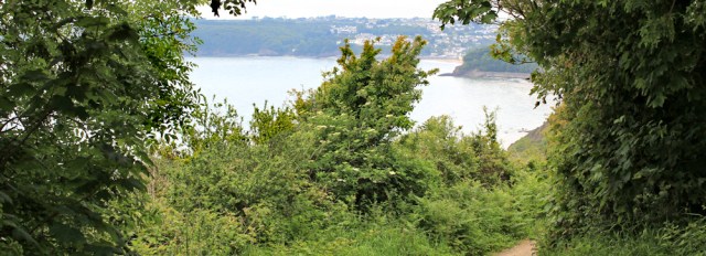 towards Saundersfoot, Ruth's coastal walk to Tenby