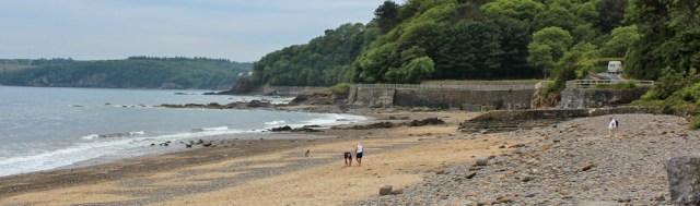 Wiseman's Bridge to Saundersfoot, Ruth walking the Pembrokeshire Coast