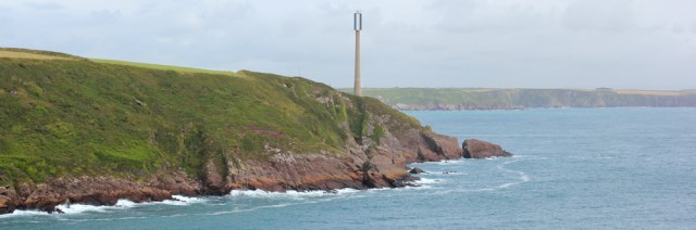 06 navigation light, West Blockhouse Point, Ruth's coastal walk, Pembrokeshire