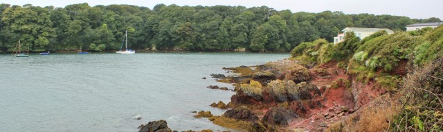 06 Sandy Haven, Ruth walking the Pembrokeshire Coast Path