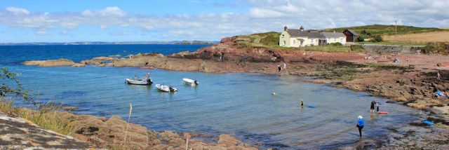St Brides, Ruth walking the coastal path in Pembrokeshire