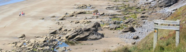 13 path down to beach closed, Ruth Livingstone, Newgale
