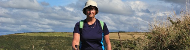 15 self-portrait, Ruth Livingstone in Pembrokeshire
