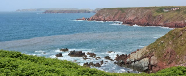 16 rugged coast, near Dale, Ruth in Wales