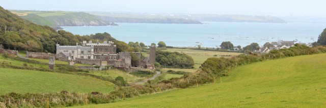 17 Dale Castle, Ruth walking in Pembrokeshire