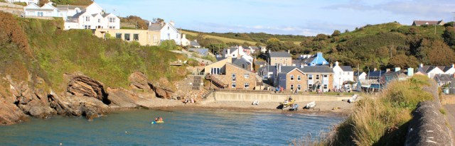  Little Haven, Ruth walking the Pembrokeshire Coast Path, Wales