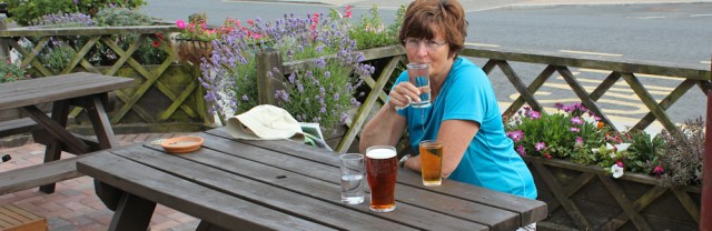  Ruth Livingstone with cider in Pembroke
