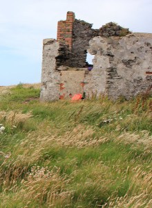 ruined building with view of Whitedole Bay, Ruth in Pembrokeshire