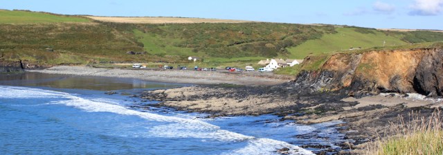 Abereiddy Bay, Ruth Livingstone walking the coast in Wales
