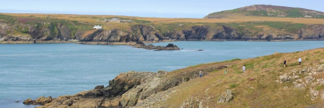 Ramsey Sound, Ruths walk along the Pembrokeshire Coast Path, Wales