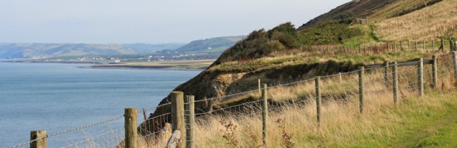 06 erosion and landslips on way to Llansantfraed, Ruth's coastal walk, Ceredigion