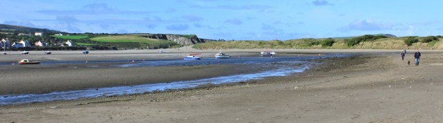 06 mouth of estuary, Newport, Ruth's coastal walk