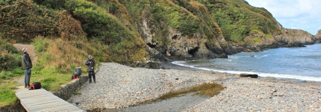 09 beach at Aber Bach, Ruth's coastal walk, Pembrokeshire