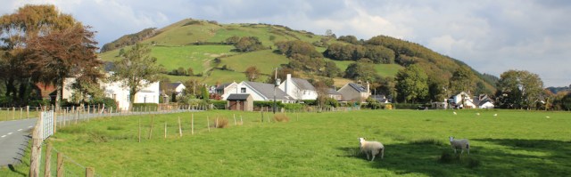 10 looking back at Pennal, Ruth's Coastal walk in Wales