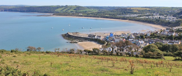 10 New Quay, Ruth hiking in Wales