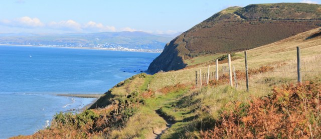 11 coast path to Borth, Ruth Livingstone walking the Wales coast