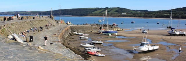 11 quayside, New Quay, Ruth hiking through Wales