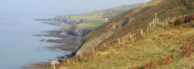 11 walking towards Aberystwith, Ruth's coast trek