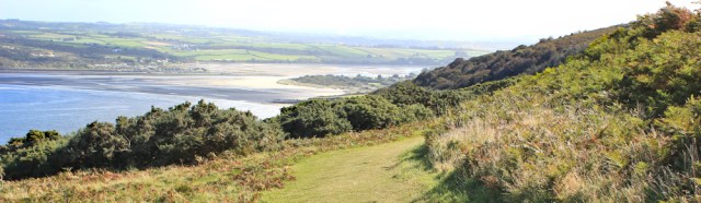 15 walking down towards Poppit Sands, Ruth's coastal walk