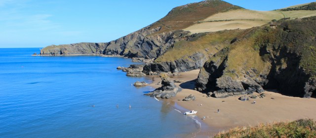 17 Llangrannog, Ruth Livingstone walking the coast in Wales