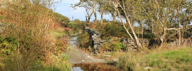 18 trail up the hill, Ruth walking the Wales Coast Path, Snowdonia National Park