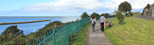 24 Marine Walk, Fishguard, Ruth hiking in Pembrokeshire