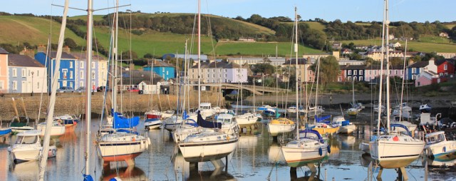 25 Aberaeron Harbour, Ruth on the WCP