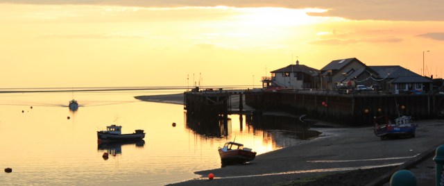 sunset in Aberdyfi, Ruth's coastal walk through Wales