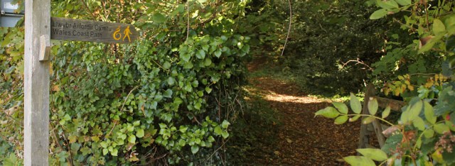  inland coast path, Ruth hiking the Wales Coast Path