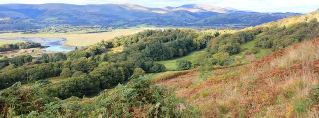coming down off Foel Fawr, Ruth Livingstone hiking in Wales